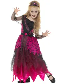Deluxe Gothic Prom Queen Asu Lasten Large