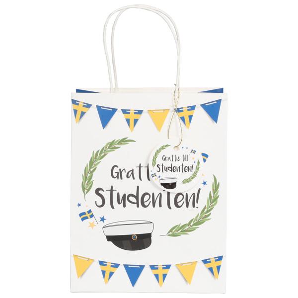 Viirinauha-aiheinen Ylioppilas Lahjakassi 18 x 10 x 23 cm