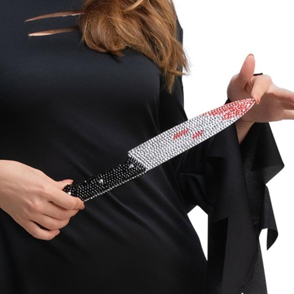 Verinen Keittiöveitsi Timanteilla