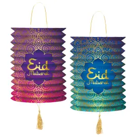 Eid Mubarak Paperilyhdyt 2 kpl