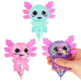 Squeeze Kimalteleva Aksolotli Lelu 12 cm