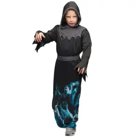 Demoninen Viikatemies Naamiaisasu Lapsille