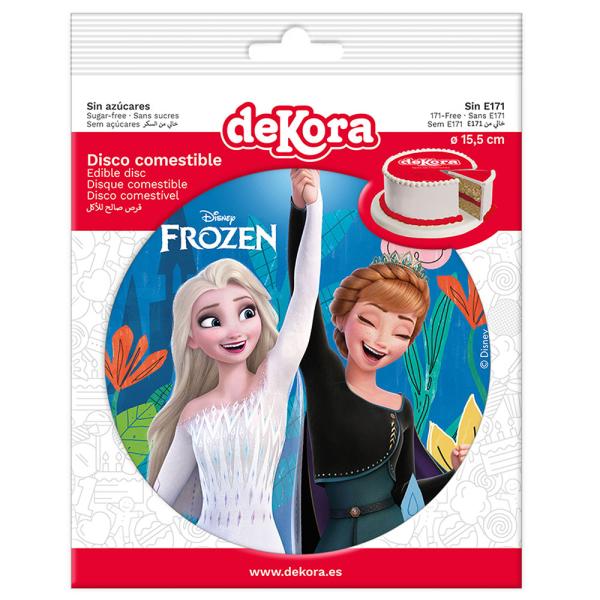Kakkukuva Frozen Pyöreä