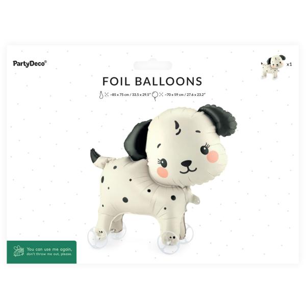 Folioilmapallo Koira Pyörillä 70 x 59 cm