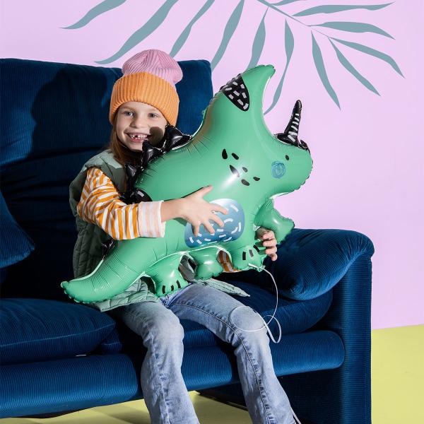 Folioilmapallo Vihreä Dinosaurus