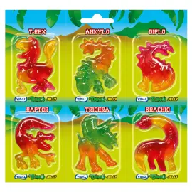 Dino Jelly Gelegodis 6-pakkaus