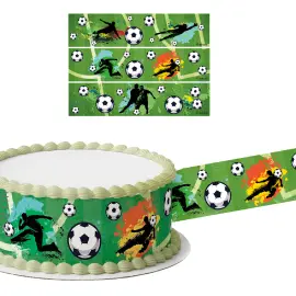 Sy&ouml;t&auml;v&auml; Kakkunauha Jalkapallo 21 x 5 cm 3 kpl 17,5 g