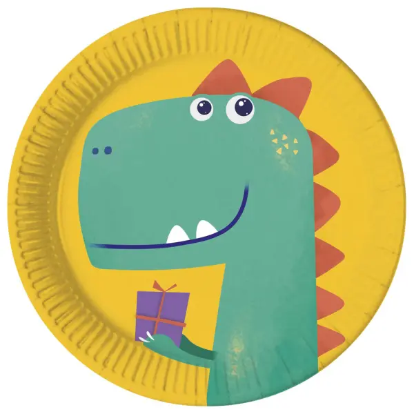 Dinosaur Roar Kompostoitavat Pahvilautaset