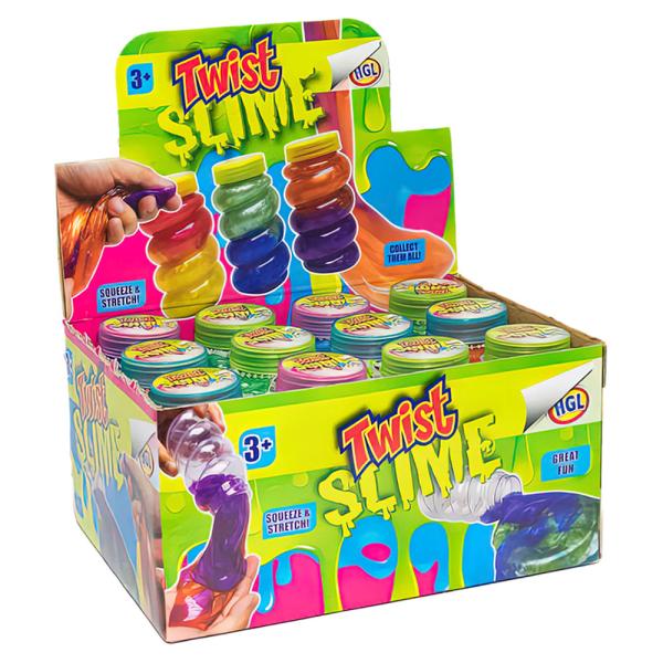 Twist Slime Monivärinen