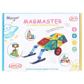Magneettiset rakennuspalikat 48 kpl