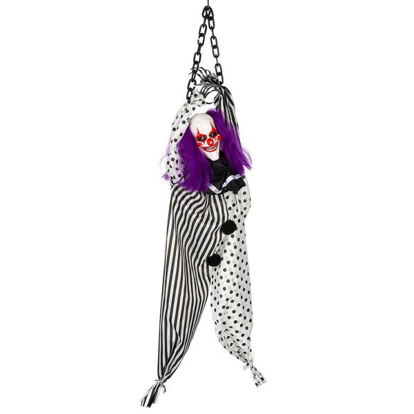 Animoitu Tärisevä Klovni Ketjuissa 100 cm
