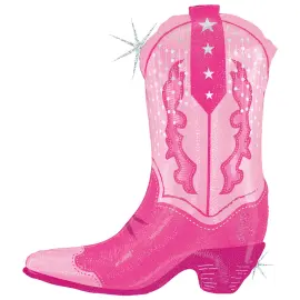 Folioilmapallo Pinkki Cowboysaappaat