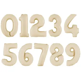 Numeroilmapallo Satiini Kerma 31 cm