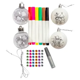 Maalaa Omat Joulupallot Setti