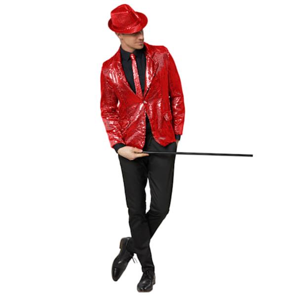Trilby Hattu Punaisin Paljetit