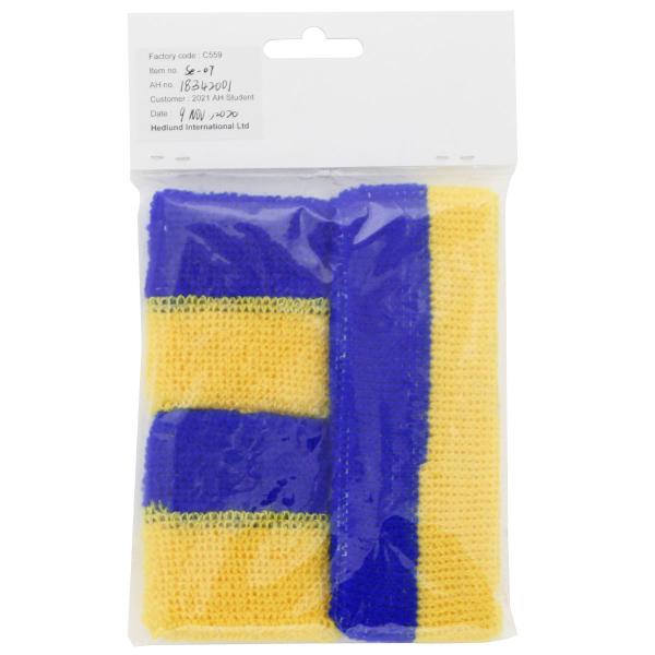 Hikinauha Sininen/Keltainen 3-kpl