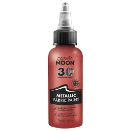 Cosmic Moon Metallinen Tekstiiliv&auml;ri Punainen 30 ml
