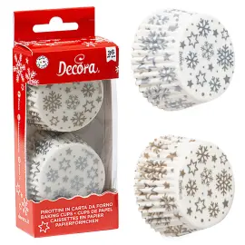 Muffinivuoat Tähdillä ja Lumihiutaleilla