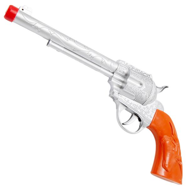 Cowboyrevolveri Sheriffintähdellä Hopea