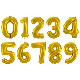 Numeroilmapallo Kulta 86 cm