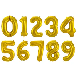 Numeroilmapallo Kulta 86 cm