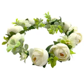 Kukkaseppele Valkoisilla Pioneilla