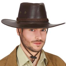 Cowboy Hattu Tummanruskea