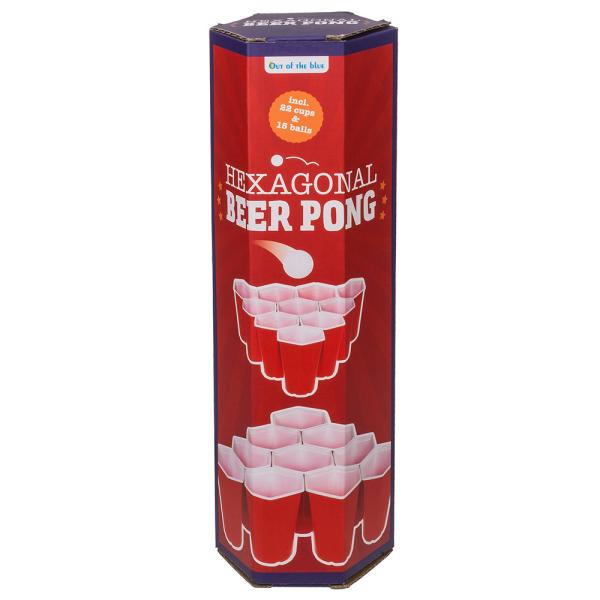Kuusikulmainen Beer Pong Setti