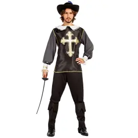 Muskettisoturi Tr&eacute;ville Naamiaisasu