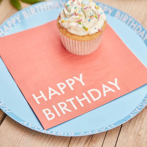 Happy Birthday Lautasliinat Mix It Up Brights