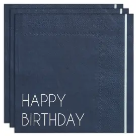Happy Birthday Lautasliinat Mix It Up Navy