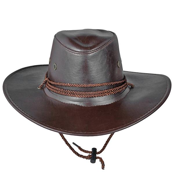 Cowboy Hattu Tummanruskea