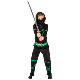 Ninja-asu Musta/vihre&auml; Lapsille