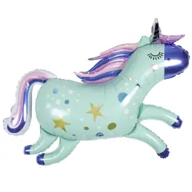 Folioilmapallo Mintunvihreä Yksisarvinen