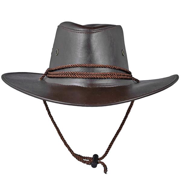 Cowboy Hattu Tummanruskea
