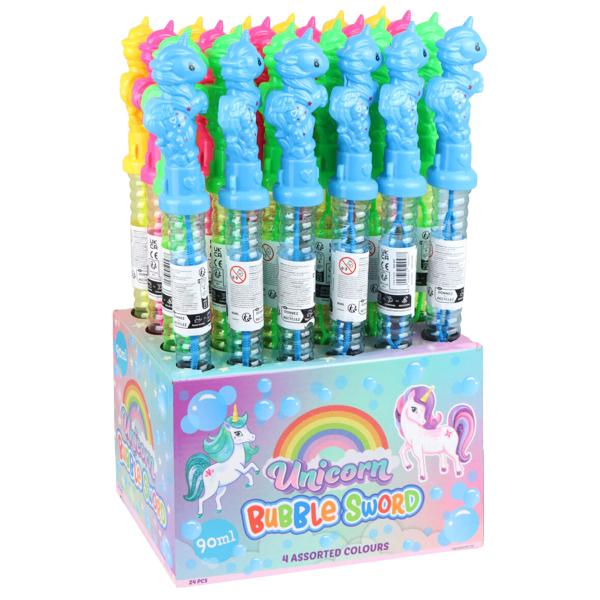 Saippuakuplamiekka Yksisarvinen 90 ml 36 cm