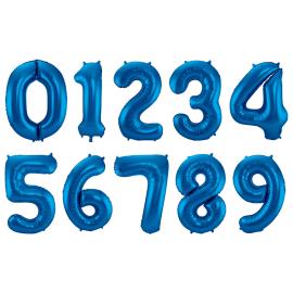 Numeroilmapallo Keisarillinen Sininen 86 cm