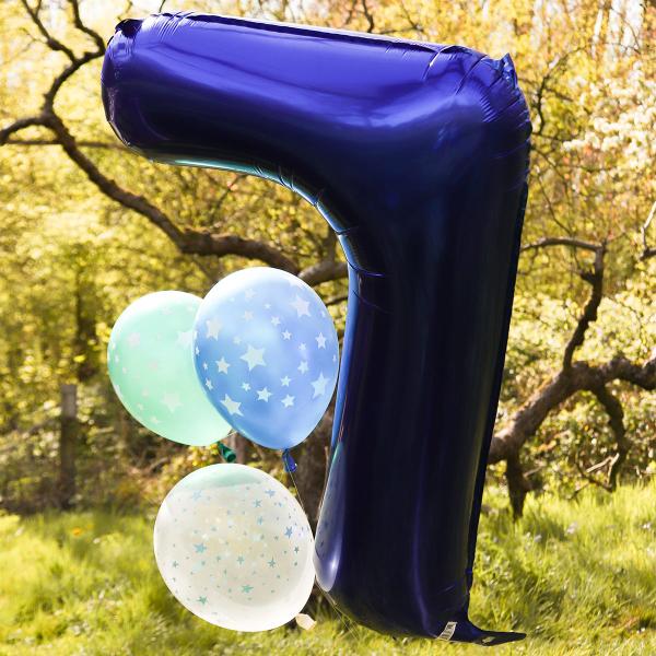 Numeroilmapallo Keisarillinen Sininen 86 cm