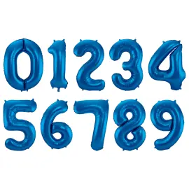 Numeroilmapallo Keisarillinen Sininen 86 cm