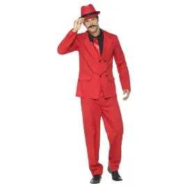 Zoot Suit Naamiaisasu Punainen L
