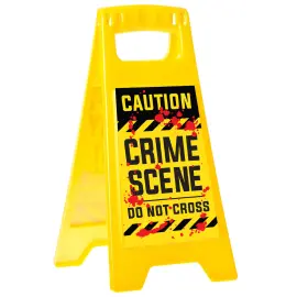 Halloween Kyltti Caution Crime Scene