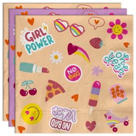 Paperiservetit Boho Girlz 20 kpl
