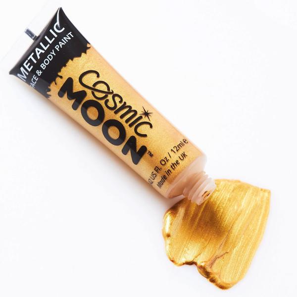Cosmic Moon Metallic Vartalo- & Kasvomaali Kulta