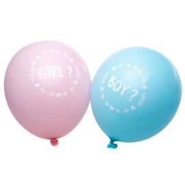 Gender Reveal Lateksiilmapallot 6 kpl