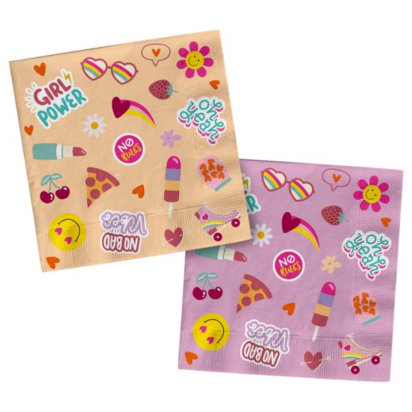 Paperiservetit Boho Girlz 20 kpl
