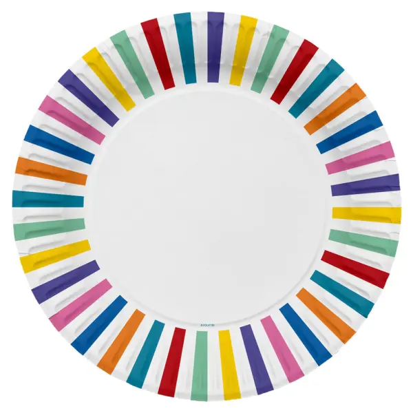 Pahvilautaset Stripes Color Pop