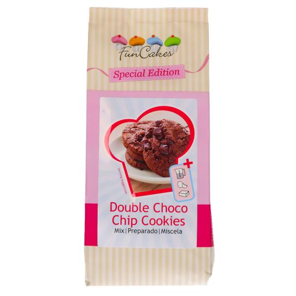 Double Chocolate Chip Cookies Keksisekoitus