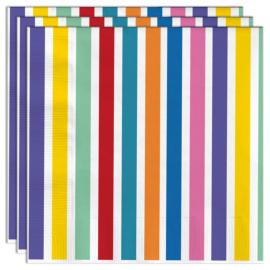 Servetit Stripes Color Pop