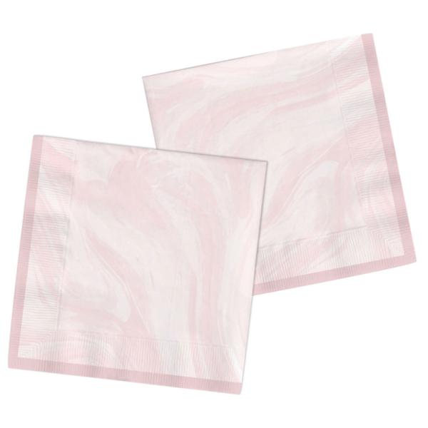 Servetit Marble Pink
