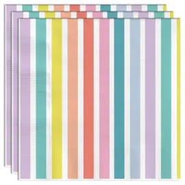 Servetit Stripes Pastelli
